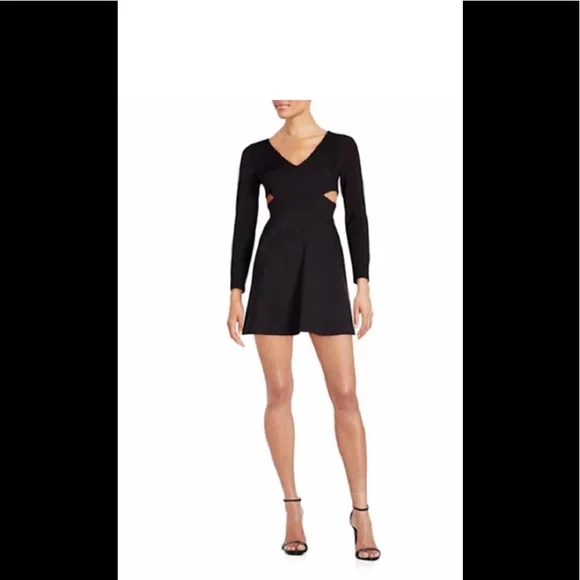 halston black dress Agu Gown In Satin